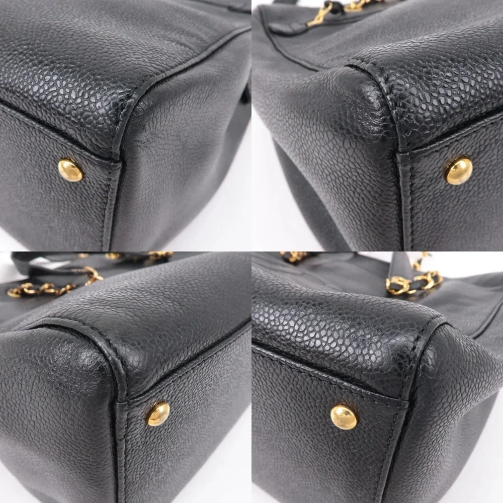 💎 ✨BEAUTIFUL✨💎 TRAVEL XL CAVIAR CHANEL TOTE ZIPPER TOP - Picture 8 of 15